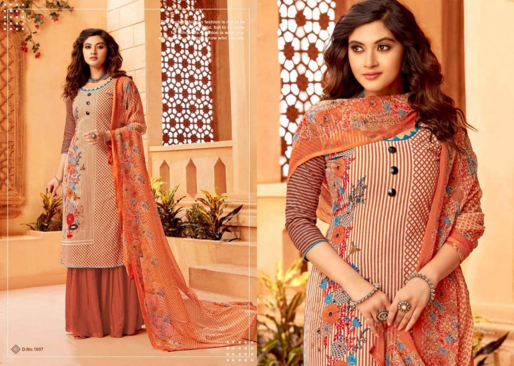 SAMSARA MEHAR CAMBRIC COTTON CASUAL WEAR SALWAR SUIT IN SURAT TEXTILE MARKET