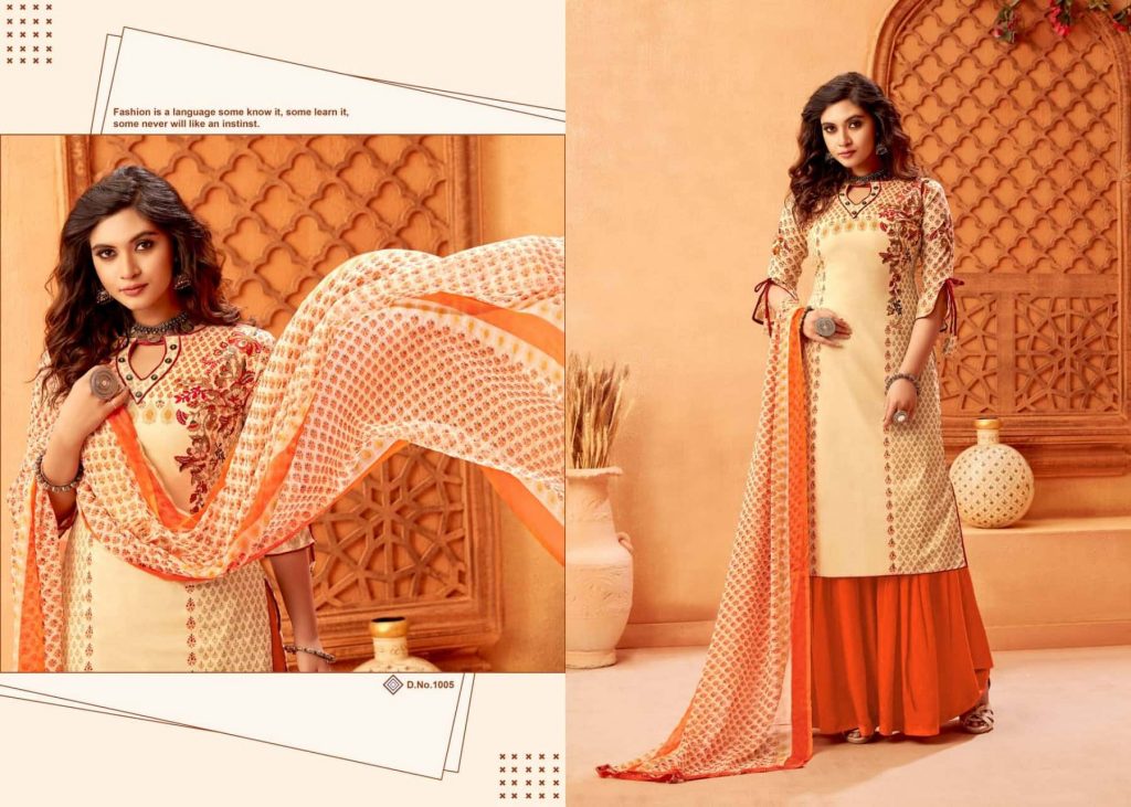 SAMSARA MEHAR CAMBRIC COTTON CASUAL WEAR SALWAR SUIT IN SURAT TEXTILE MARKET