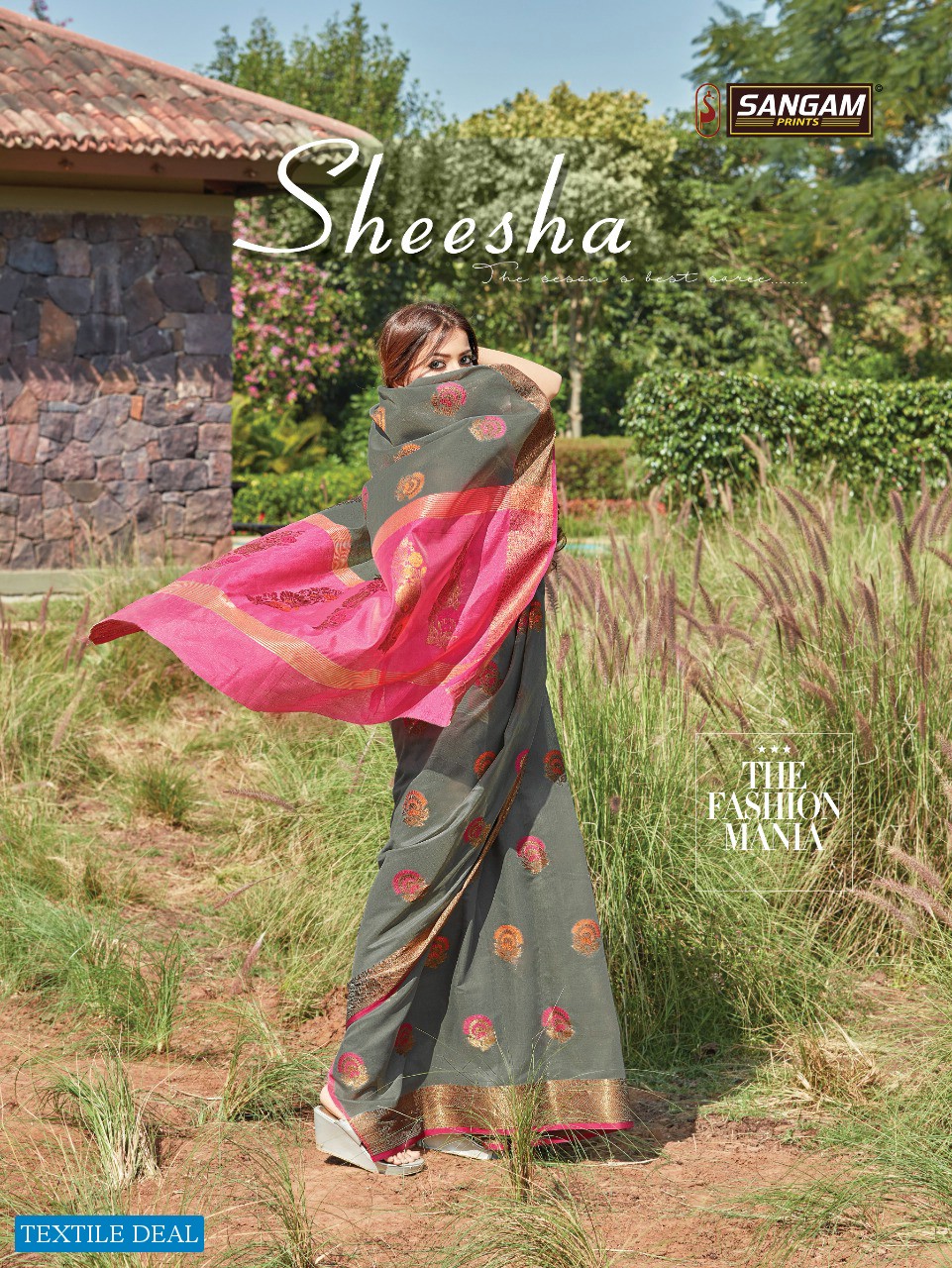 SANGAM PRINT PRESENTING SHEESHA COTTON HANDLOOM SAREE FOR LADIES COLLECTIONS 2021