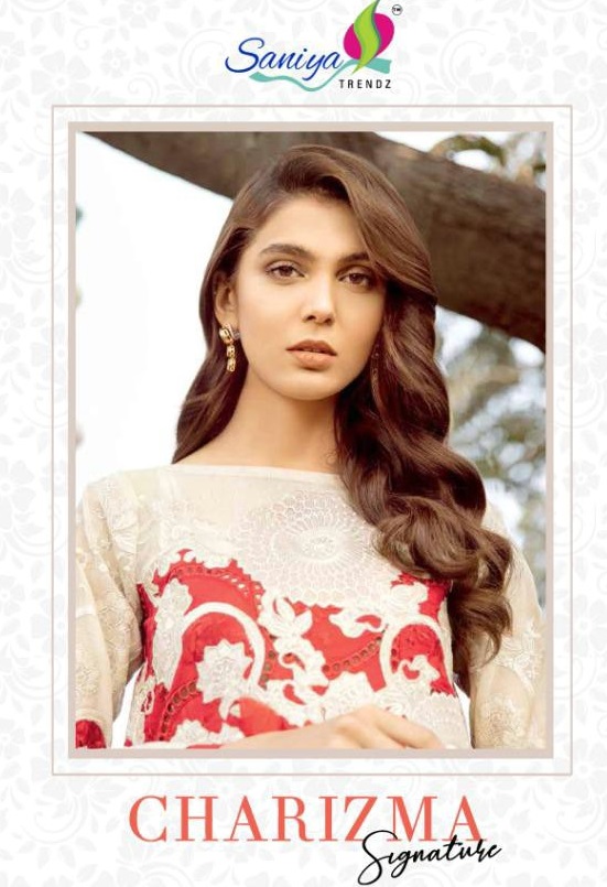 SANIYA TRENDZ CHARIZMA SIGNATURE CAMBRIC COTTON SALWAR SUIT