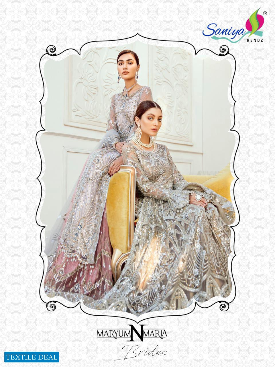 SANIYA TRENDZ MARYUM N MARIA LUXURY BRIDAL PAKISTANI SUITS COLLECTION