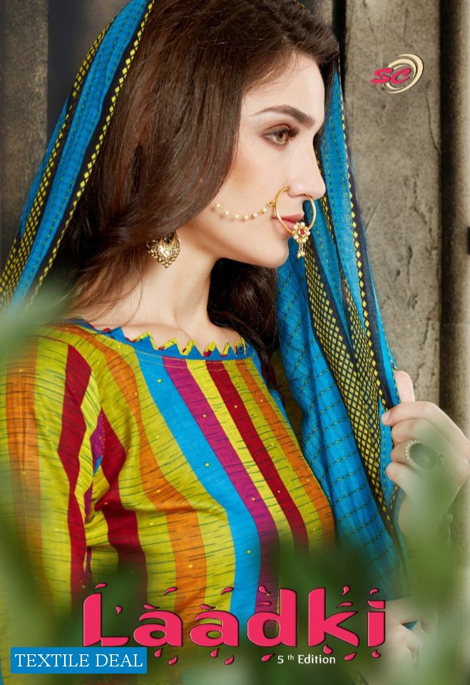 SC Laadki  Fifth Edition Wholesale Printed Dress Material
