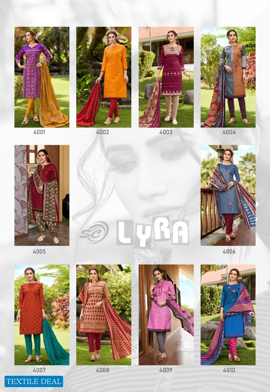 SC Lyra Vol-4 Wholesale Formal Dress Material