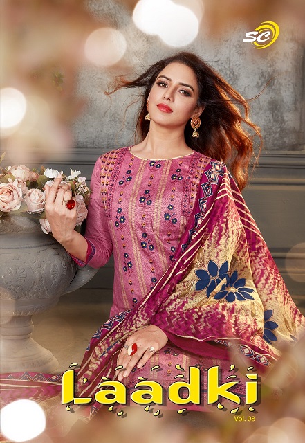 SC laadki Vol-8 Wholesale Shopping formal Dress Material