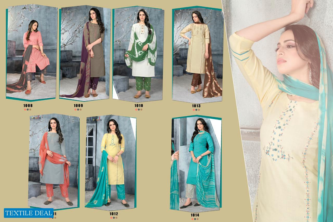 SEVEN THREADS PRISHA COTTON SLUB READYMADE SALWAR KAMEEZ