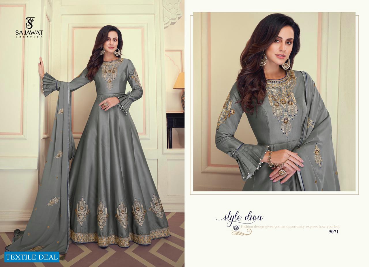 SF Mandora Vol-1 Wholesale Full Stitched Gowns