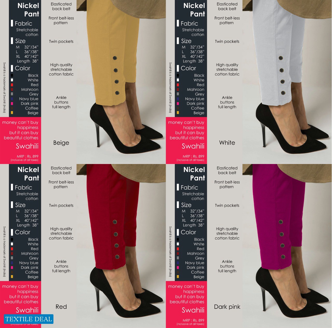 SFH Nickel Pant Wholesaler Womans Pants