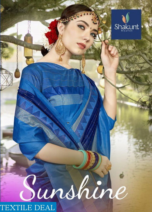 SHAKUNT WEAVES SUNSHINE COTTON SILK 98090-98095 SERIES SAREE ONLINE
