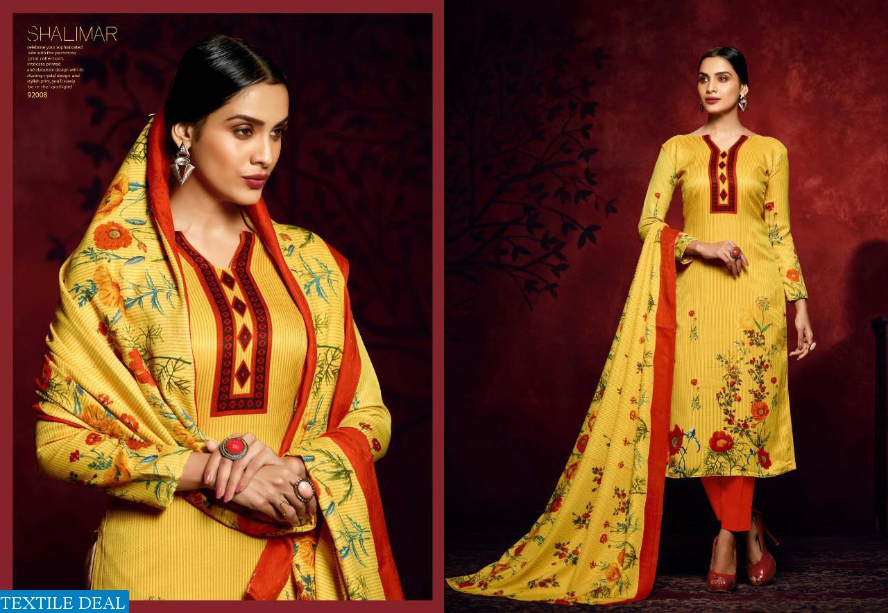 SHALIMAR VOL 3 BY SARGAM PRINTS PASHMINA CASUAL WEAR DRESS WHOLESALE PRICE