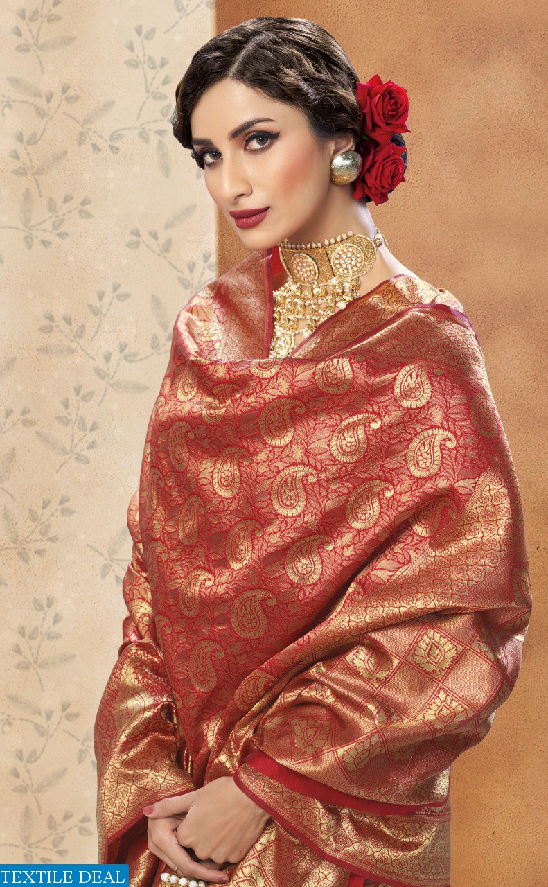 SHANGRILA PRESENT KOMAL SILK MEENAKARI WEAVING SAREE COLLECTION