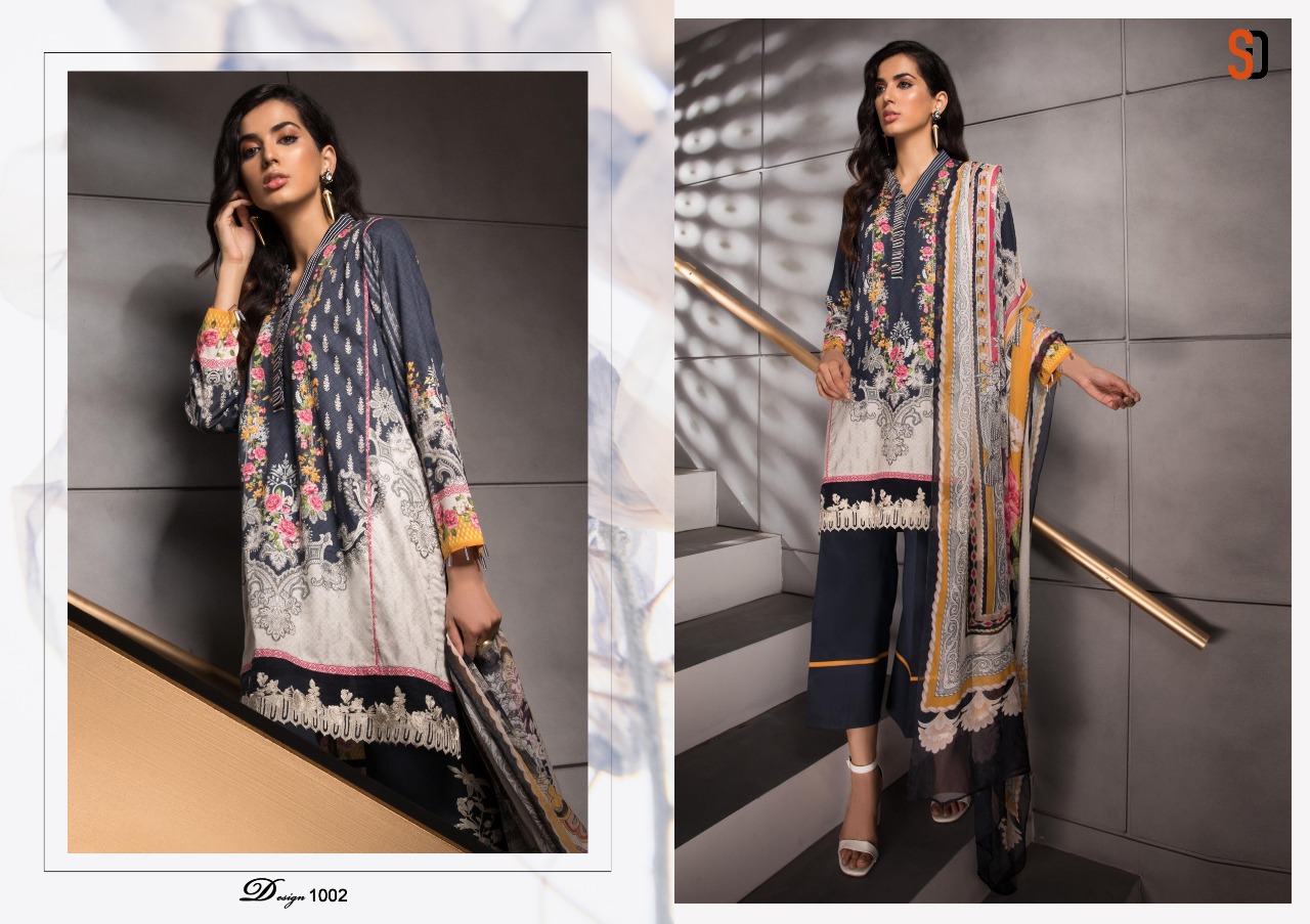 SHRADDHA DESIGNER VINTAGE VOL 2 COTTON CAMBRIC PAKISTANI DRESS MATERIALS