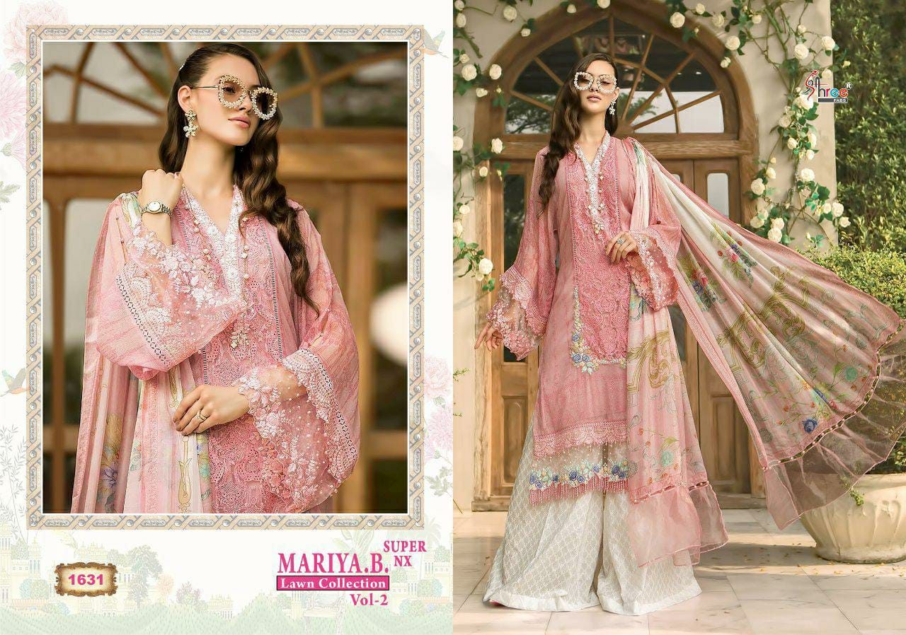 SHREE FAB MARIYA B LAWN COLLECTION VOL 2 SUPER NX COTTON PAKISTANI SUIT