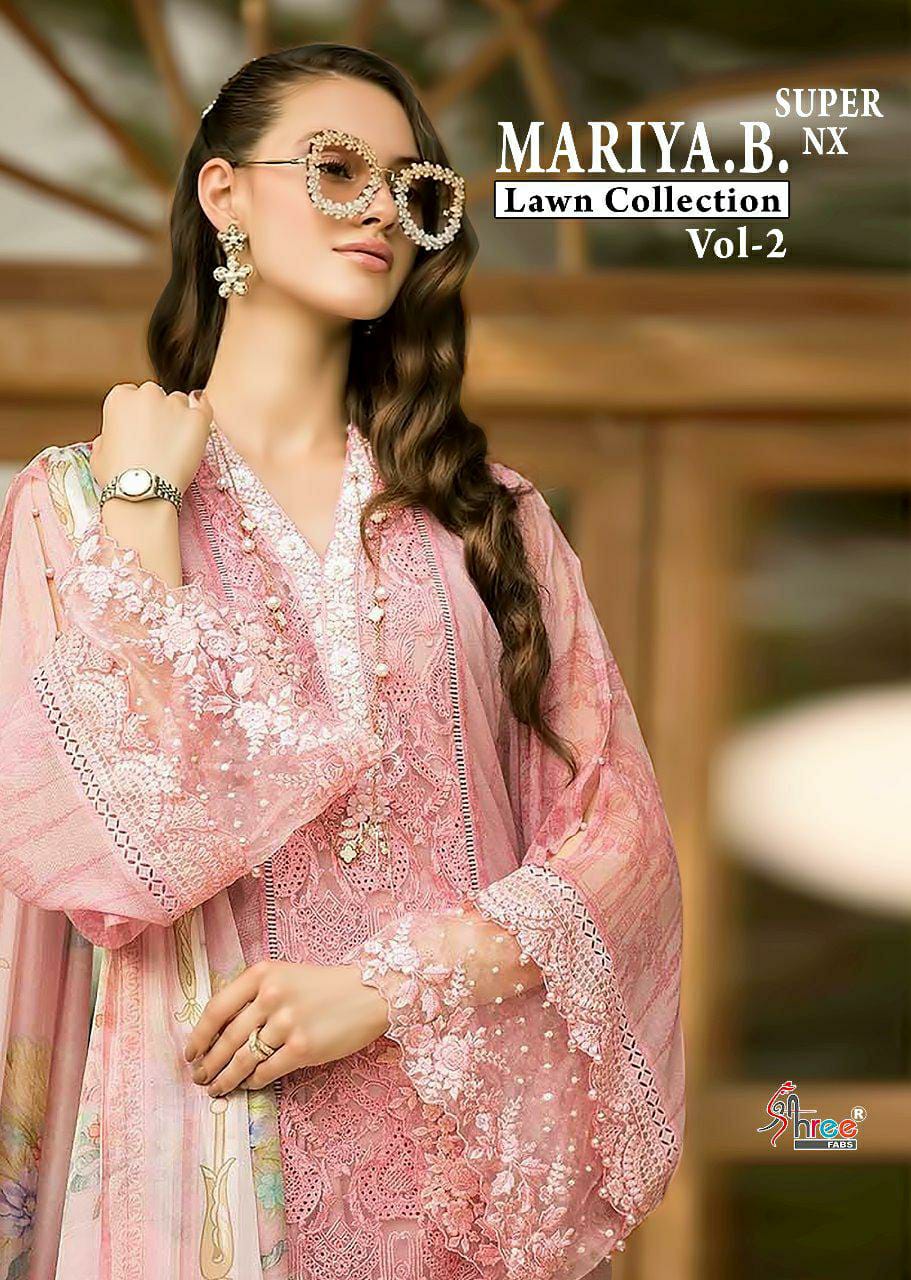 SHREE FAB MARIYA B LAWN COLLECTION VOL 2 SUPER NX COTTON PAKISTANI SUIT