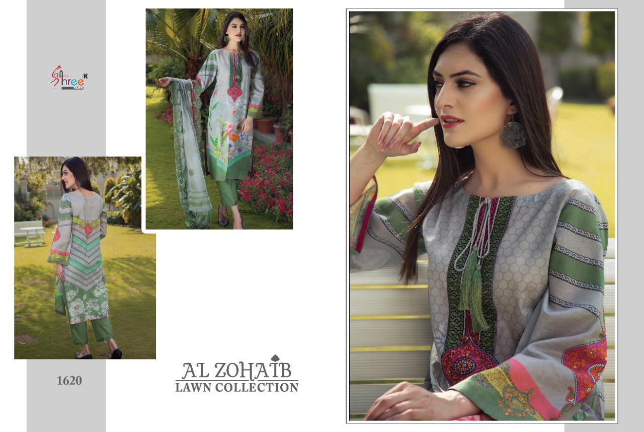 SHREE FABS AL ZOHAIB COTTON PAKISTANI DAILY WEAR DRESS MATERIALS