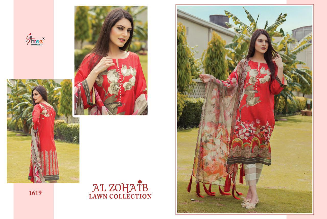 SHREE FABS AL ZOHAIB COTTON PAKISTANI DAILY WEAR DRESS MATERIALS