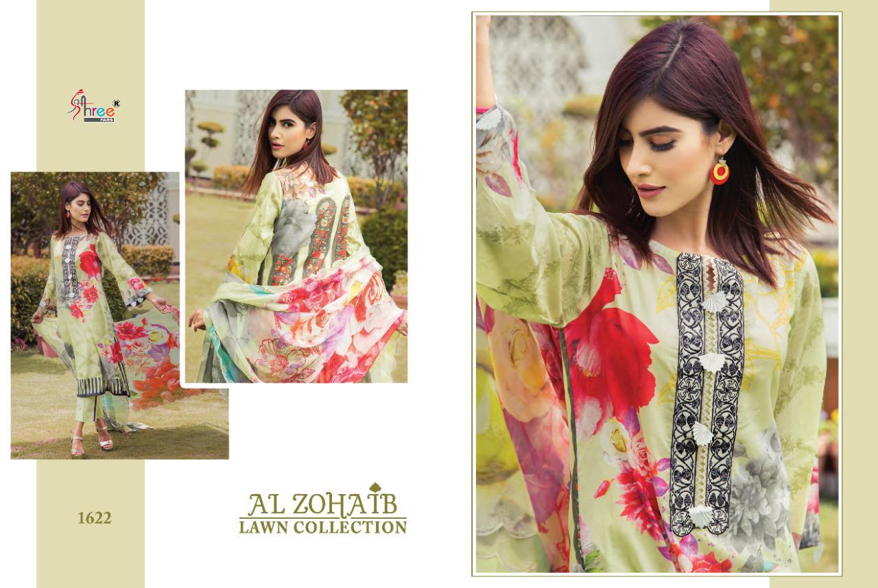 SHREE FABS AL ZOHAIB COTTON PAKISTANI DAILY WEAR DRESS MATERIALS