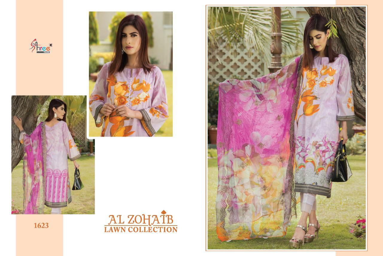 SHREE FABS AL ZOHAIB COTTON PAKISTANI DAILY WEAR DRESS MATERIALS