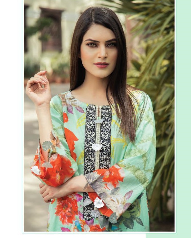 SHREE FABS AL ZOHAIB COTTON PAKISTANI DAILY WEAR DRESS MATERIALS