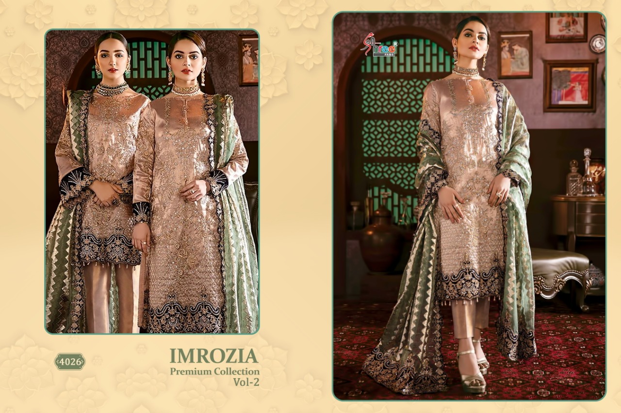 SHREE FABS IMROZIA PREMIUM COLLECTION VOL 2 GEORGETTE PAKISTANI SUIT COLLECTION