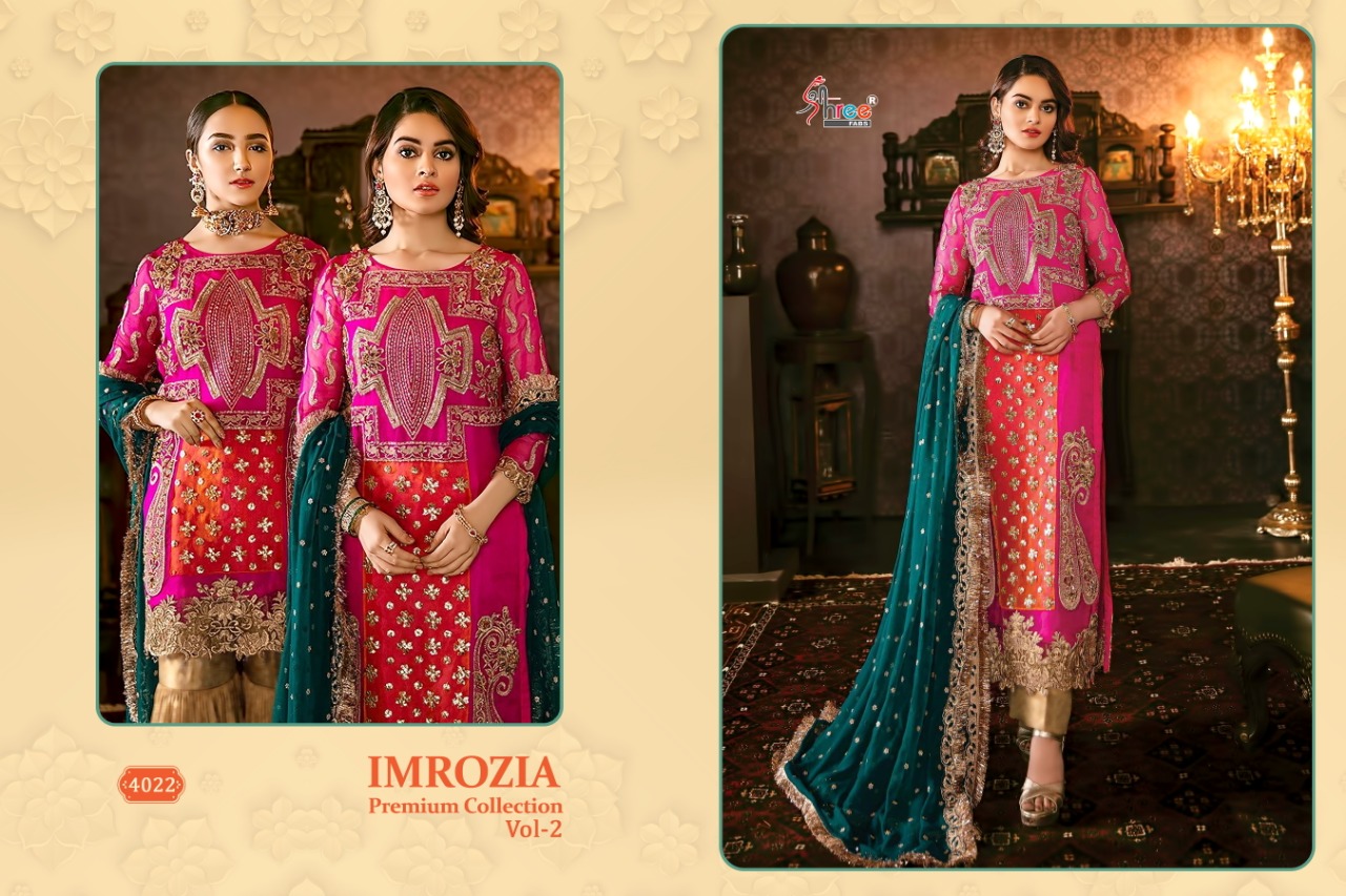 SHREE FABS IMROZIA PREMIUM COLLECTION VOL 2 GEORGETTE PAKISTANI SUIT COLLECTION