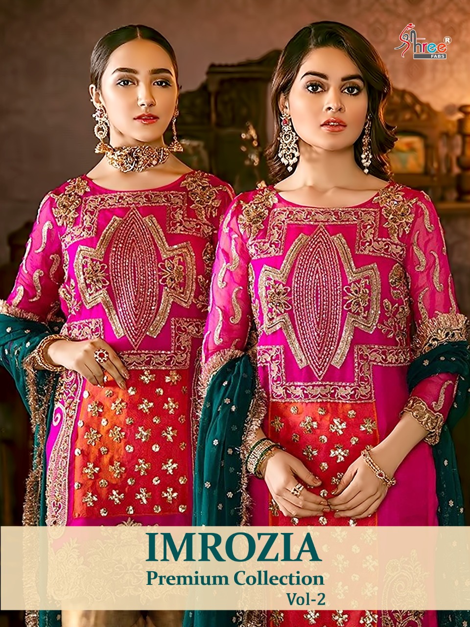 SHREE FABS IMROZIA PREMIUM COLLECTION VOL 2 GEORGETTE PAKISTANI SUIT COLLECTION