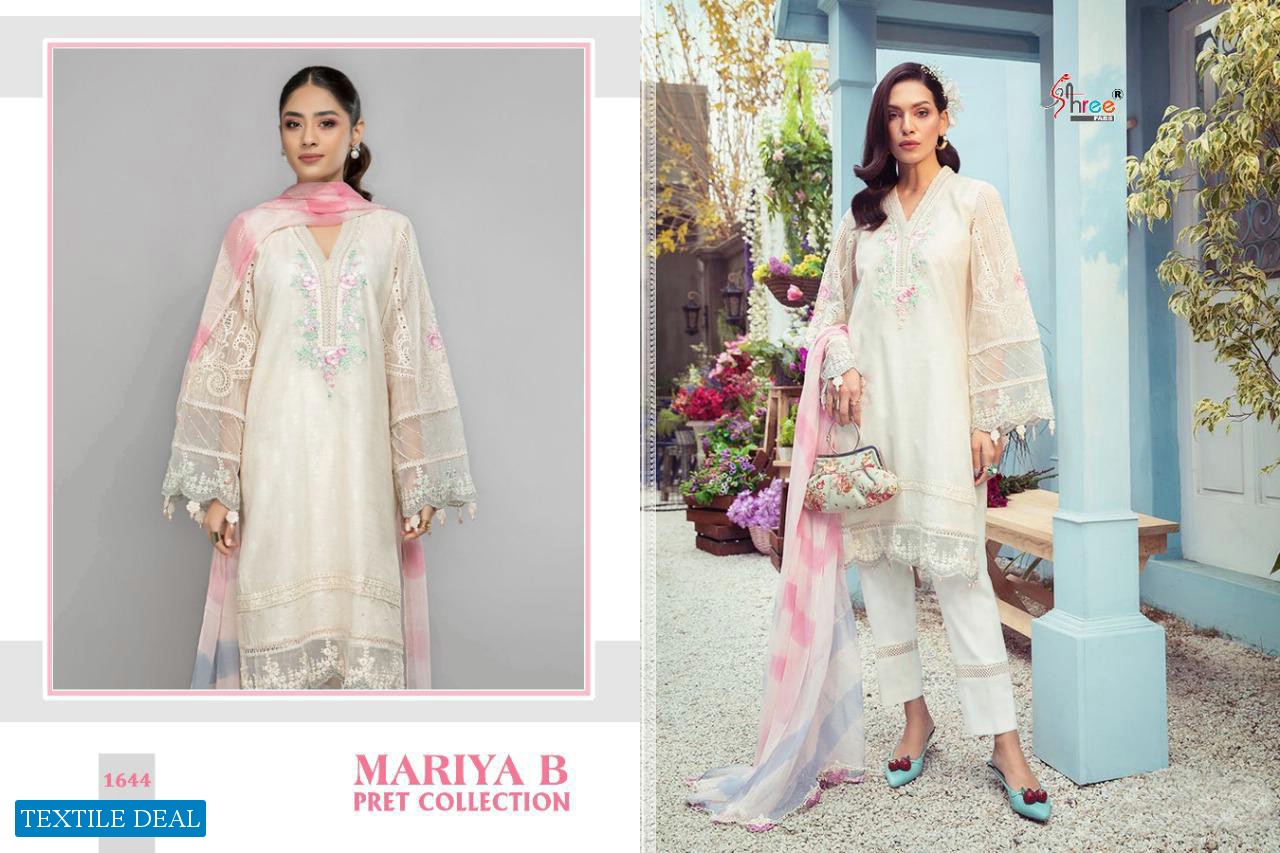SHREE FABS MARIA B PRET COLLECTION SUMMER WEAR PAKISTANI DRESSES