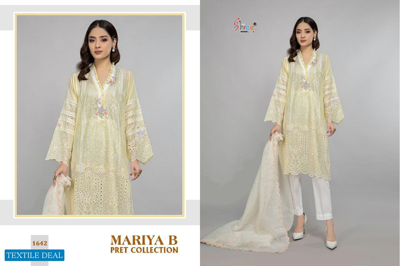 SHREE FABS MARIA B PRET COLLECTION SUMMER WEAR PAKISTANI DRESSES