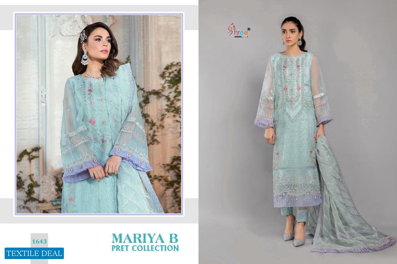 SHREE FABS MARIA B PRET COLLECTION SUMMER WEAR PAKISTANI DRESSES