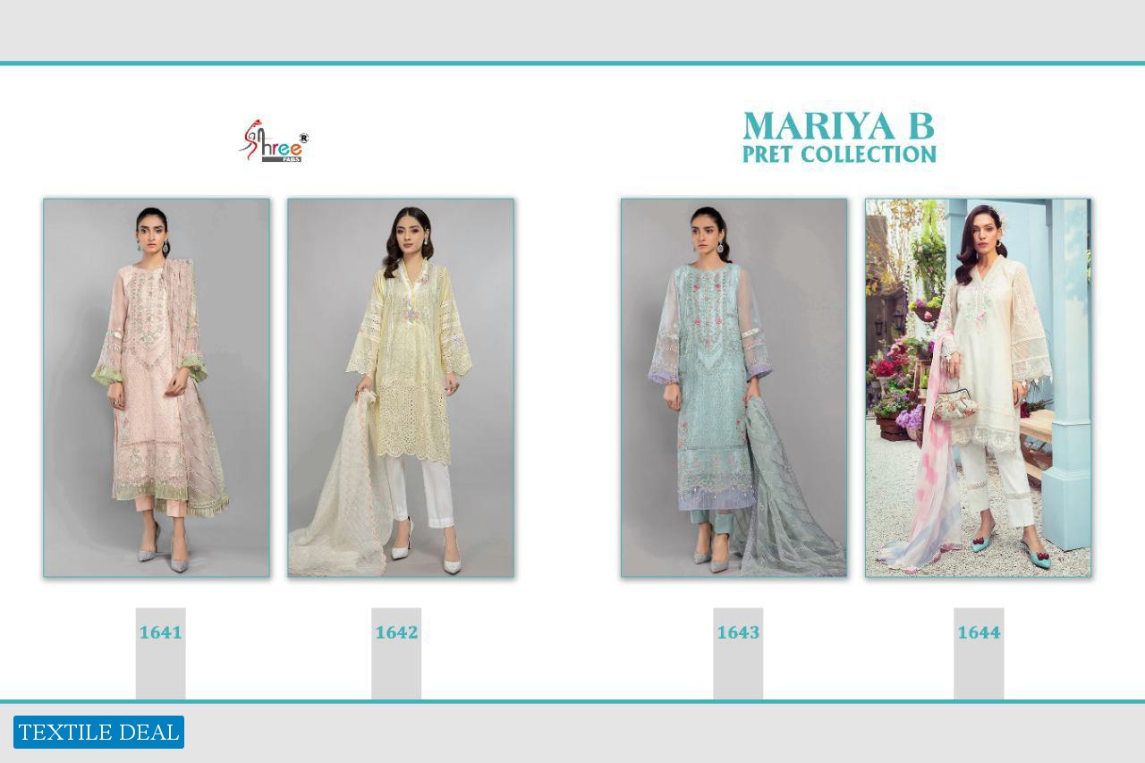 SHREE FABS MARIA B PRET COLLECTION SUMMER WEAR PAKISTANI DRESSES