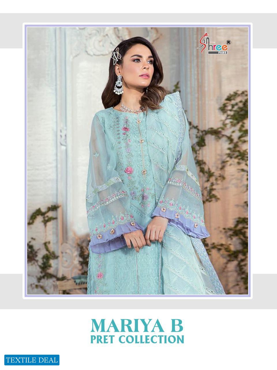 SHREE FABS MARIA B PRET COLLECTION SUMMER WEAR PAKISTANI DRESSES
