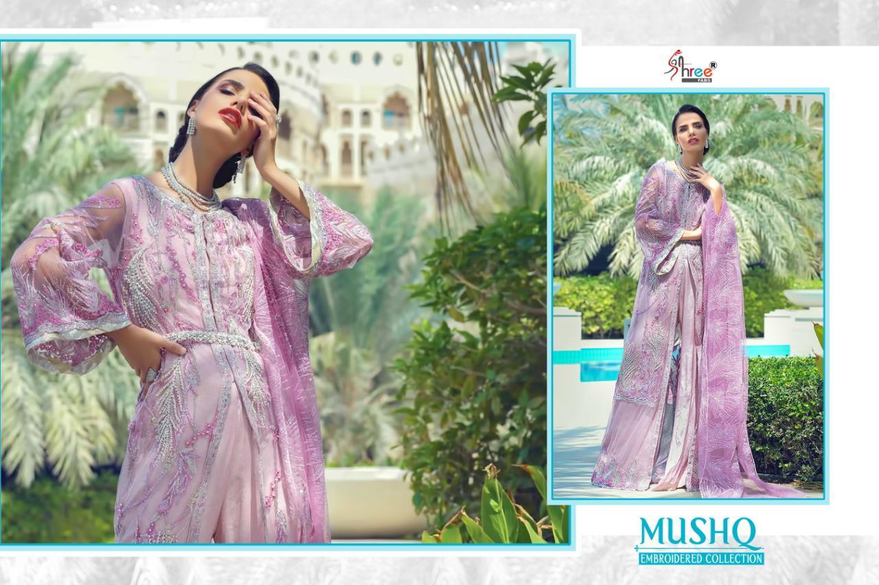 SHREE FABS MUSHQ NET EMBROIDERY PAKISTANI WEDDING SALWAR KAMEEZ