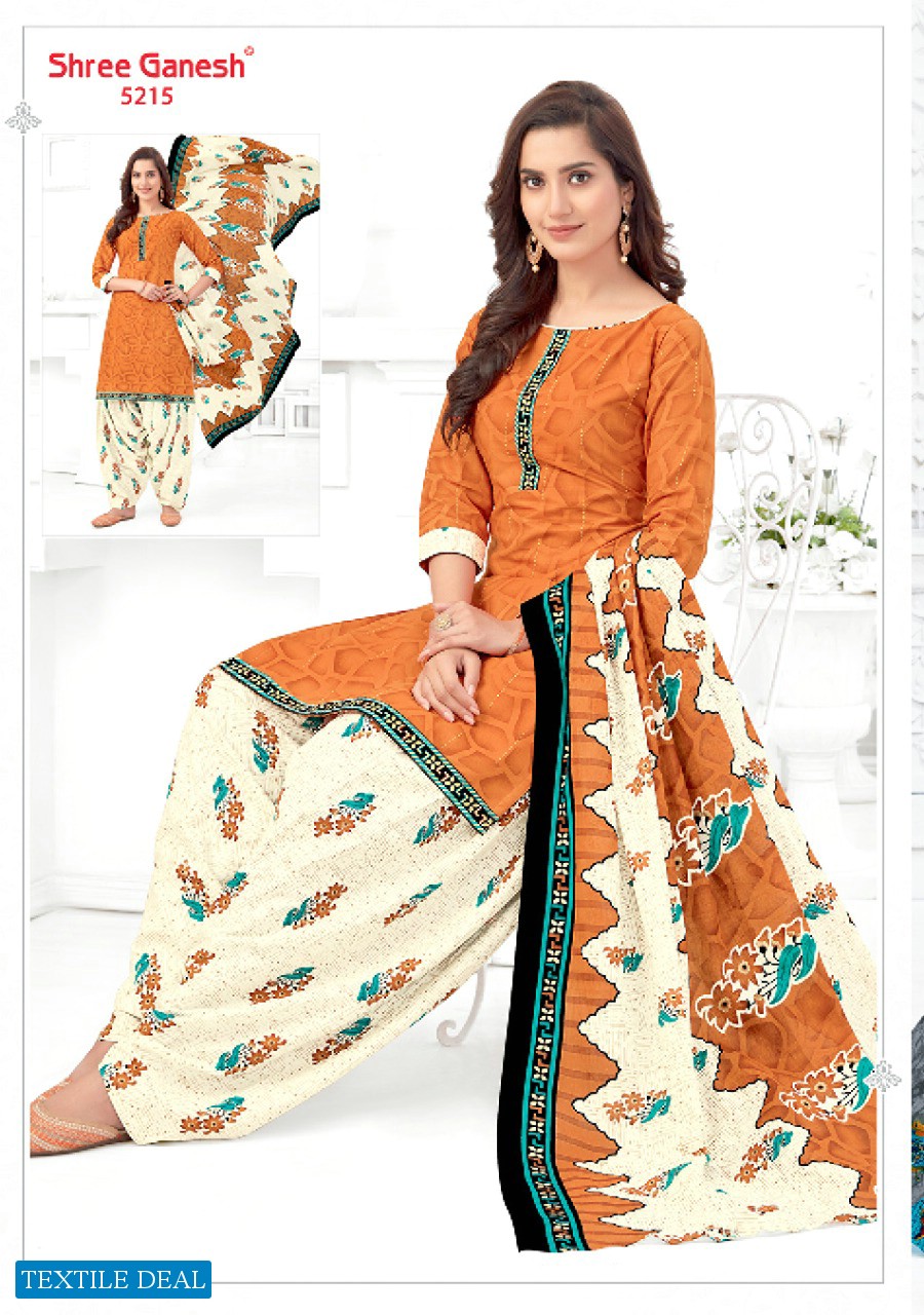 SHREE GANESH PANCHI VOL 3 COTTON  PATIYALA STYLE SUIT