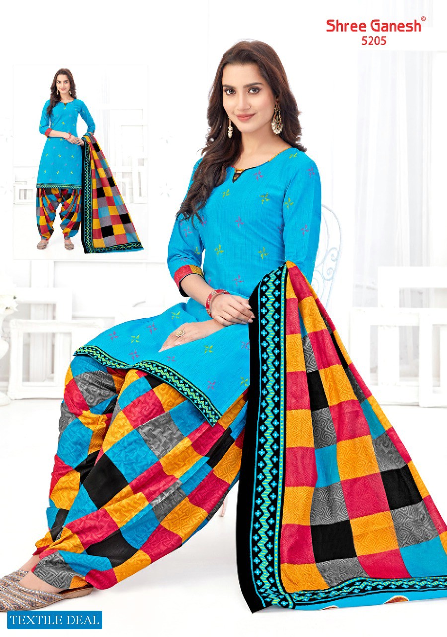 SHREE GANESH PANCHI VOL 3 COTTON  PATIYALA STYLE SUIT