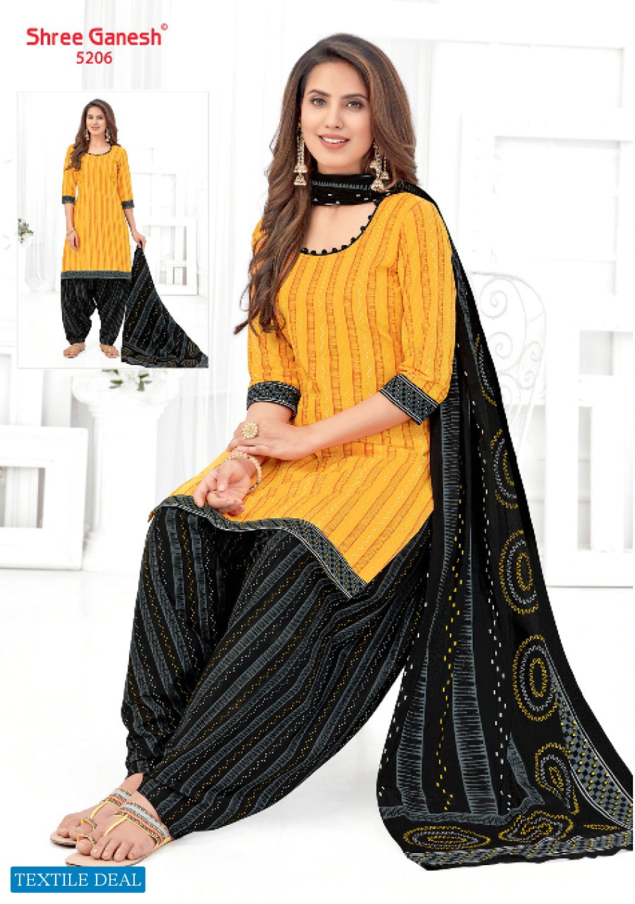 SHREE GANESH PANCHI VOL 3 COTTON  PATIYALA STYLE SUIT