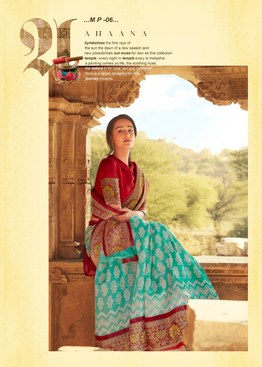 SHREYANS FASHION LAUNCH MUHURTAM PATTU CASUAL WEAR COTTON BASE SAREE CATALOGS SELLER