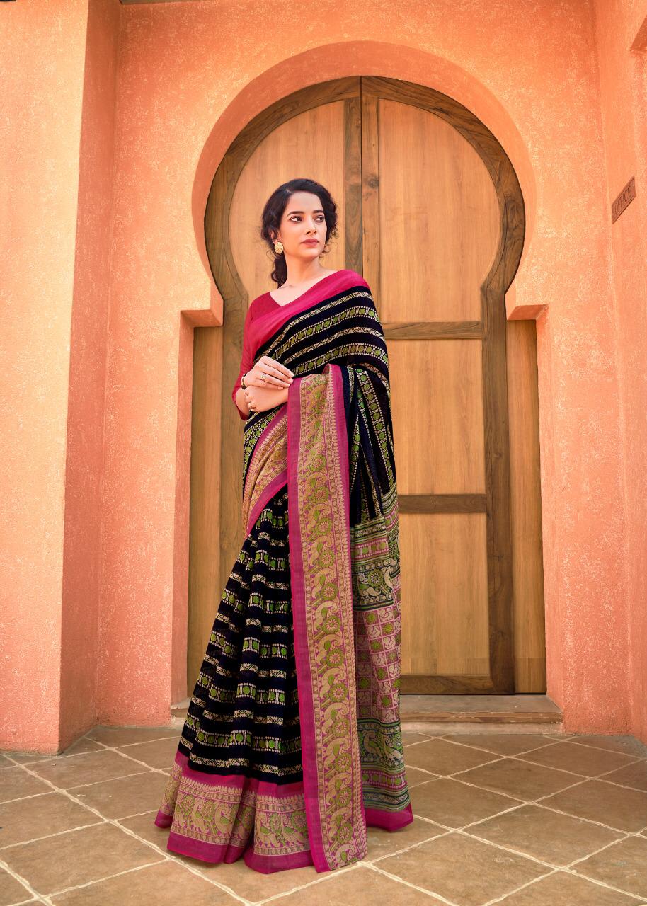 SHREYANS FASHION PRESENTING MALANG PATTU PART 3 COTTON BASE CASUAL WEAR SAREE AT LOWEST RATE