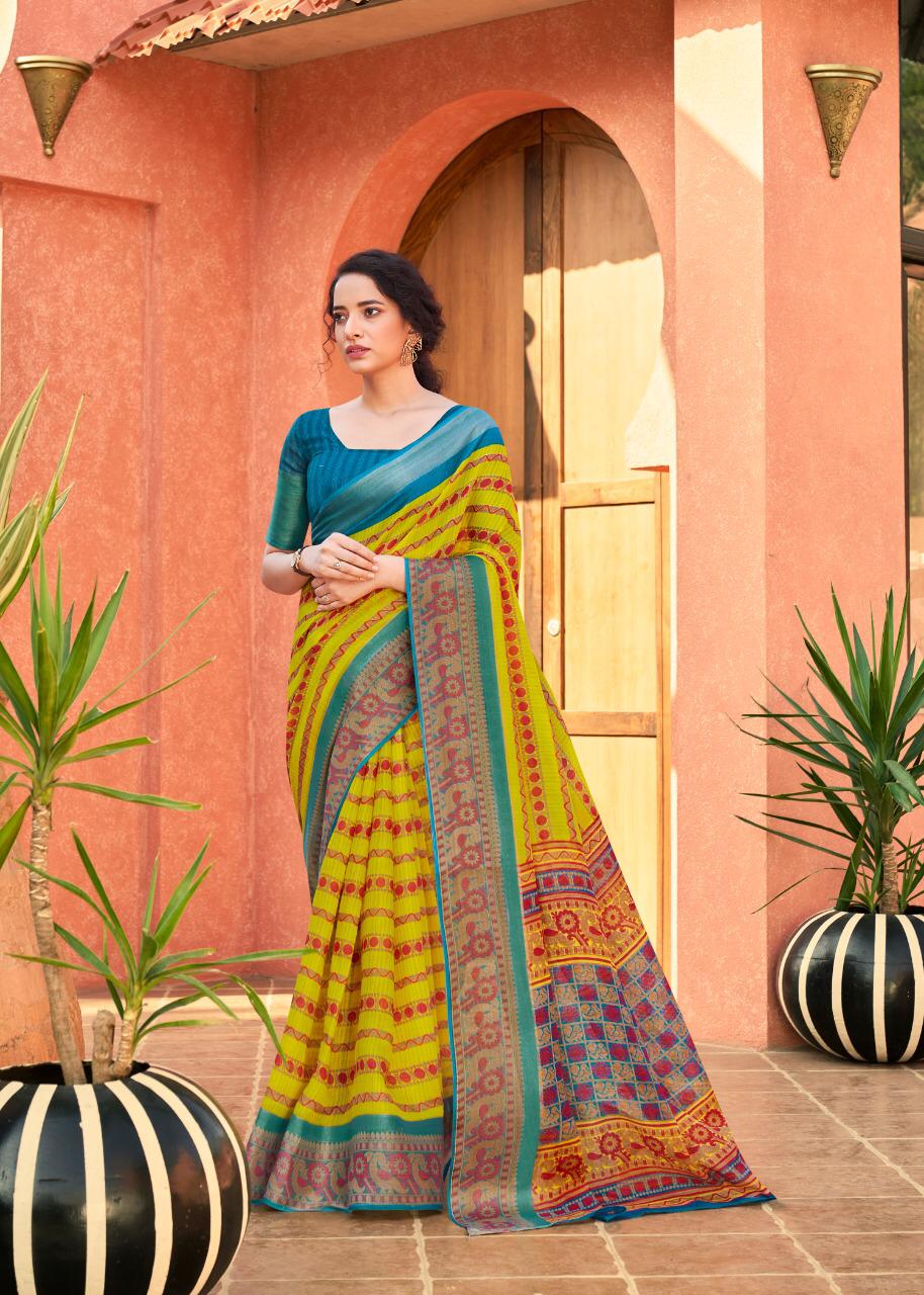 SHREYANS FASHION PRESENTING MALANG PATTU PART 3 COTTON BASE CASUAL WEAR SAREE AT LOWEST RATE