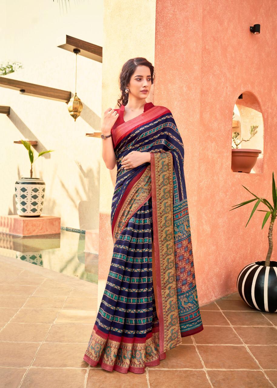 SHREYANS FASHION PRESENTING MALANG PATTU PART 3 COTTON BASE CASUAL WEAR SAREE AT LOWEST RATE