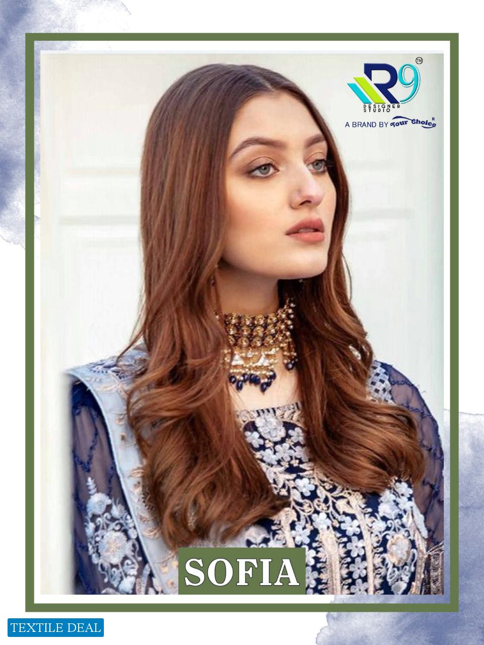 SOFIA BY R9 GEORGETTE NET EMBROIDERY PAKISTANI SUITS COLLECTION