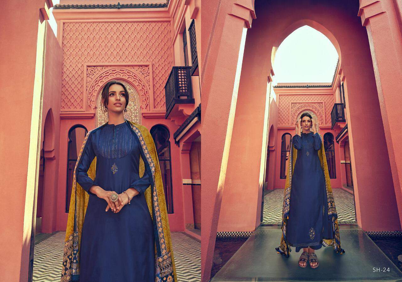 SOPHIA BY VARSHA FASHIONS SELF WOVEN PASHMINA BRANDED LADIES SUIT WHOLESALER