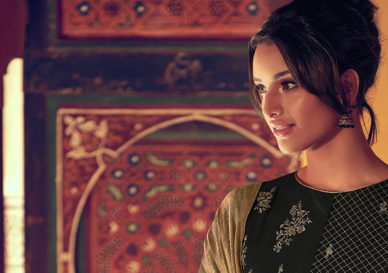 SOPHIA BY VARSHA FASHIONS SELF WOVEN PASHMINA BRANDED LADIES SUIT WHOLESALER