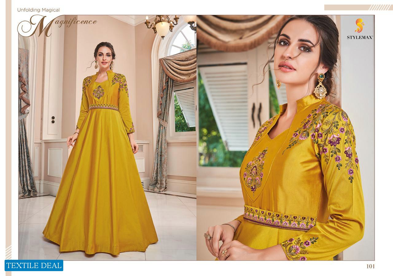STYLEMAX ALMIRAH VOL 1 READYMADE LONG GOWNS ETHNIC COLLECTION