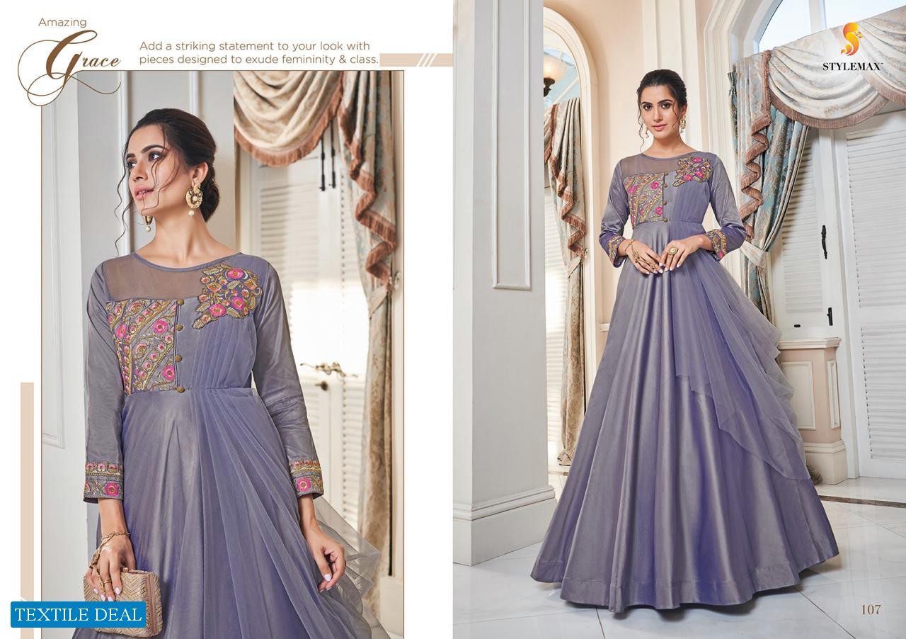 STYLEMAX ALMIRAH VOL 1 READYMADE LONG GOWNS ETHNIC COLLECTION