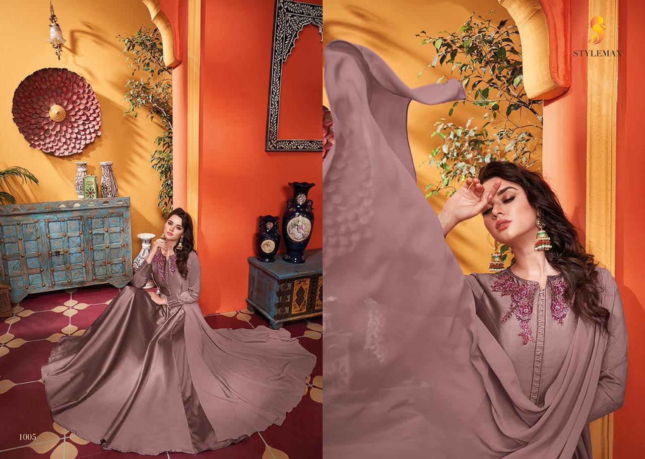 STYLEMAX ALMIRAH VOL 3 SOFT SILK READYMADE LONG GOWN STYLE KURTI ETHNIC COLLECTION