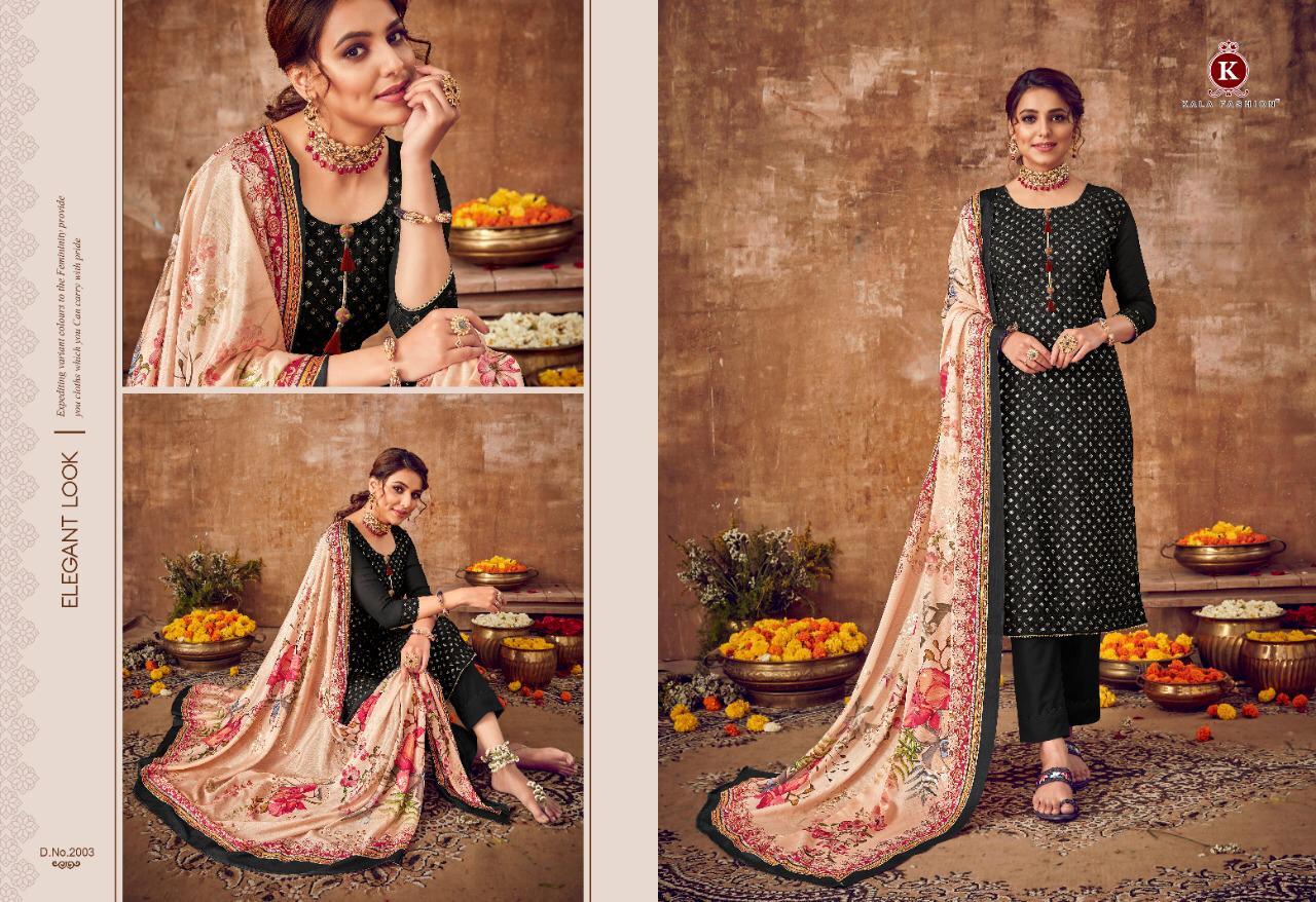 SUHANI VOL 2 BY KALA GEORGETTE EMBROIDERY WITH WORK FESTIVAL SEASONS NEW CATALOGS SUIT
