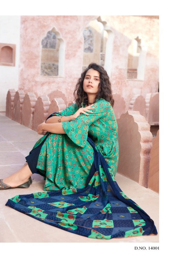 SURYAJYOTI PRESENTS PRINCESS VOL 14 COTTON CASUAL WEAR SALWAR SUITS AT LOWEST RATE