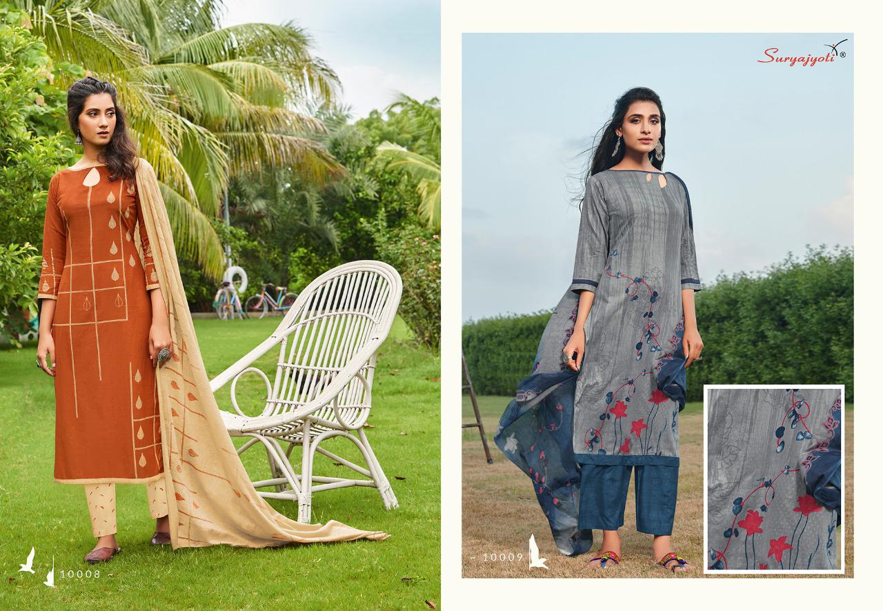 SURYAJYOTI ZION COTTON VOL 10 CASUAL WEAR EXCLUSIVE COTTON SALWAR SUIT