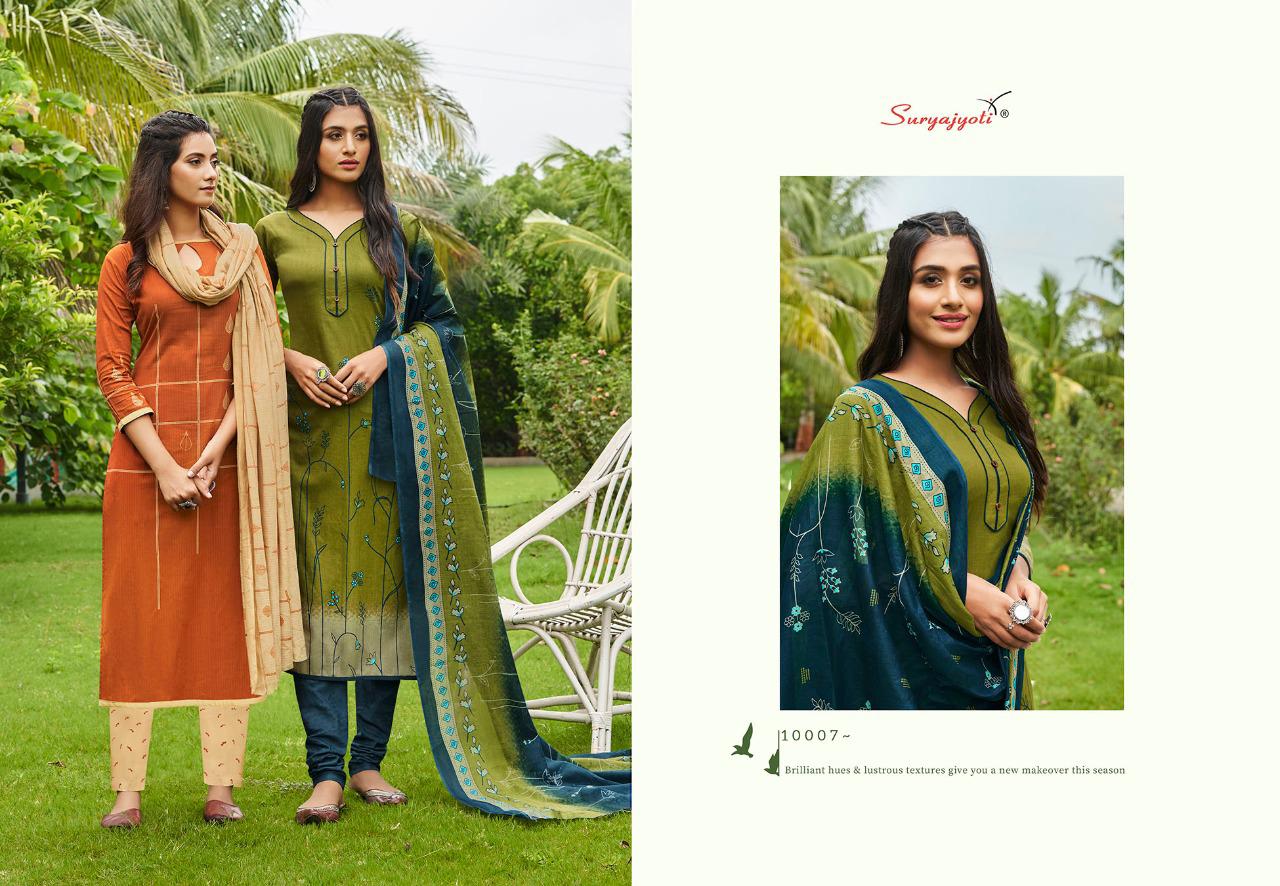 SURYAJYOTI ZION COTTON VOL 10 CASUAL WEAR EXCLUSIVE COTTON SALWAR SUIT