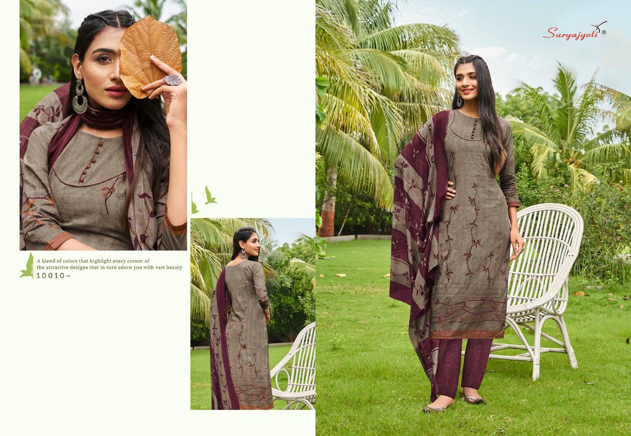 SURYAJYOTI ZION COTTON VOL 10 CASUAL WEAR EXCLUSIVE COTTON SALWAR SUIT