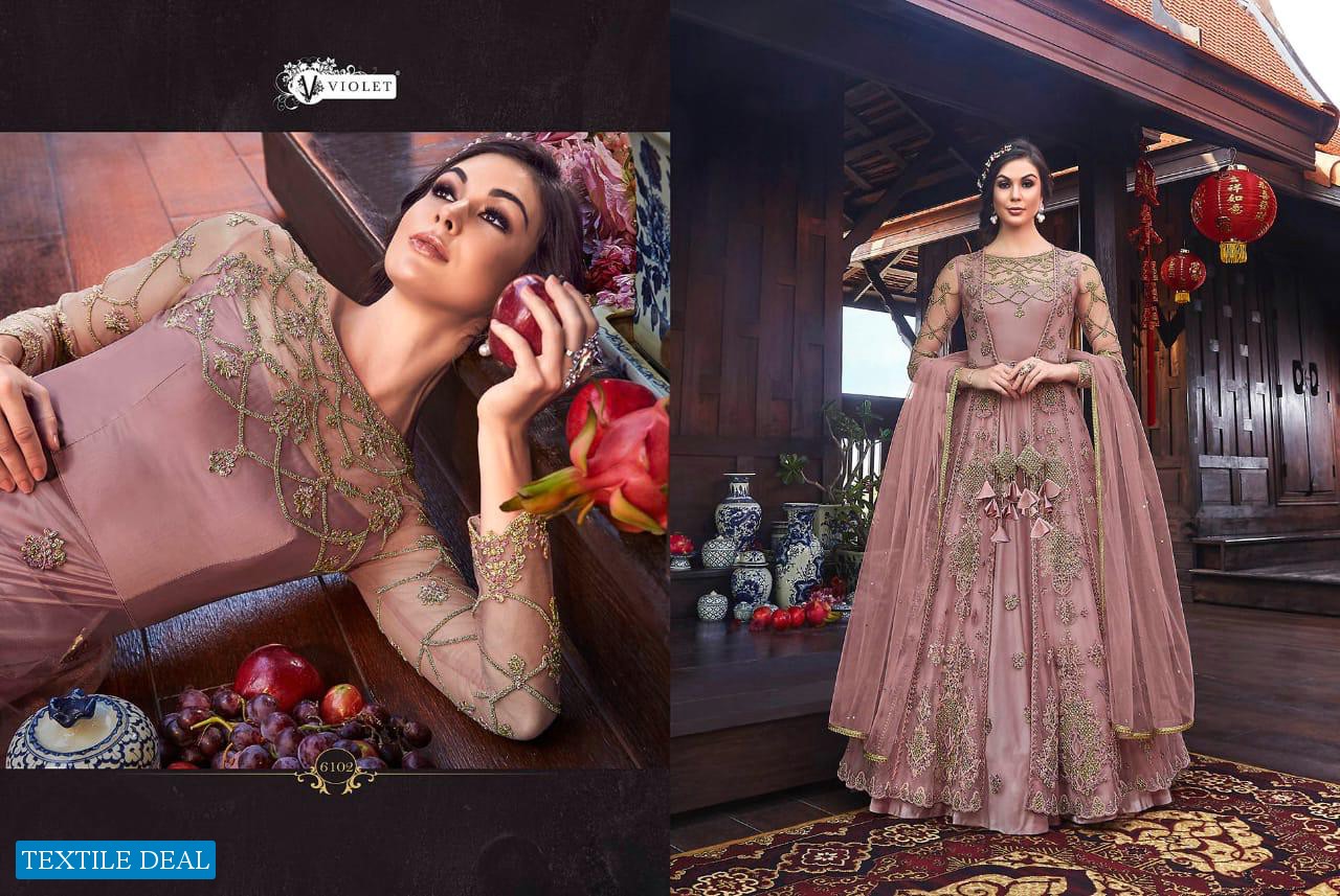 SWAGAT SNOW WHITE SILK 6101-6111 SERIES BRIDAL WEDDING AND PARTY WEAR INDIAN DRESSES